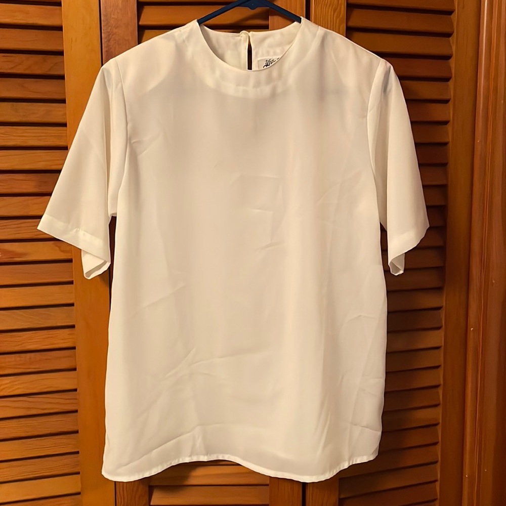 Vintage Yves St. Clair white blouse, 8